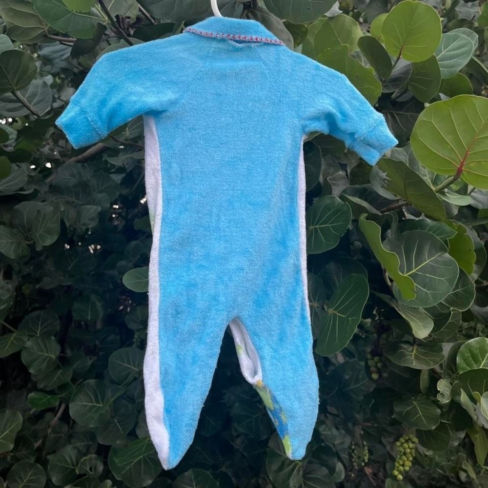 RARE 80s rainbow brite buddy blue infant sleeper - Picture 6 of 6